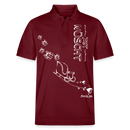 Weihnachten in Berlin2025-JIBT NÜSCHT-Unisex Bio-Poloshirt - Burgunderrot