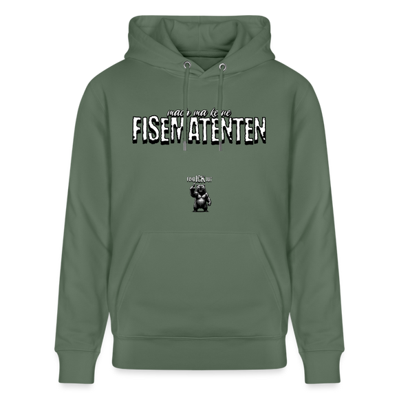 FISEMATENTEN-Unisex Bio-Hoodie - Tanngrün