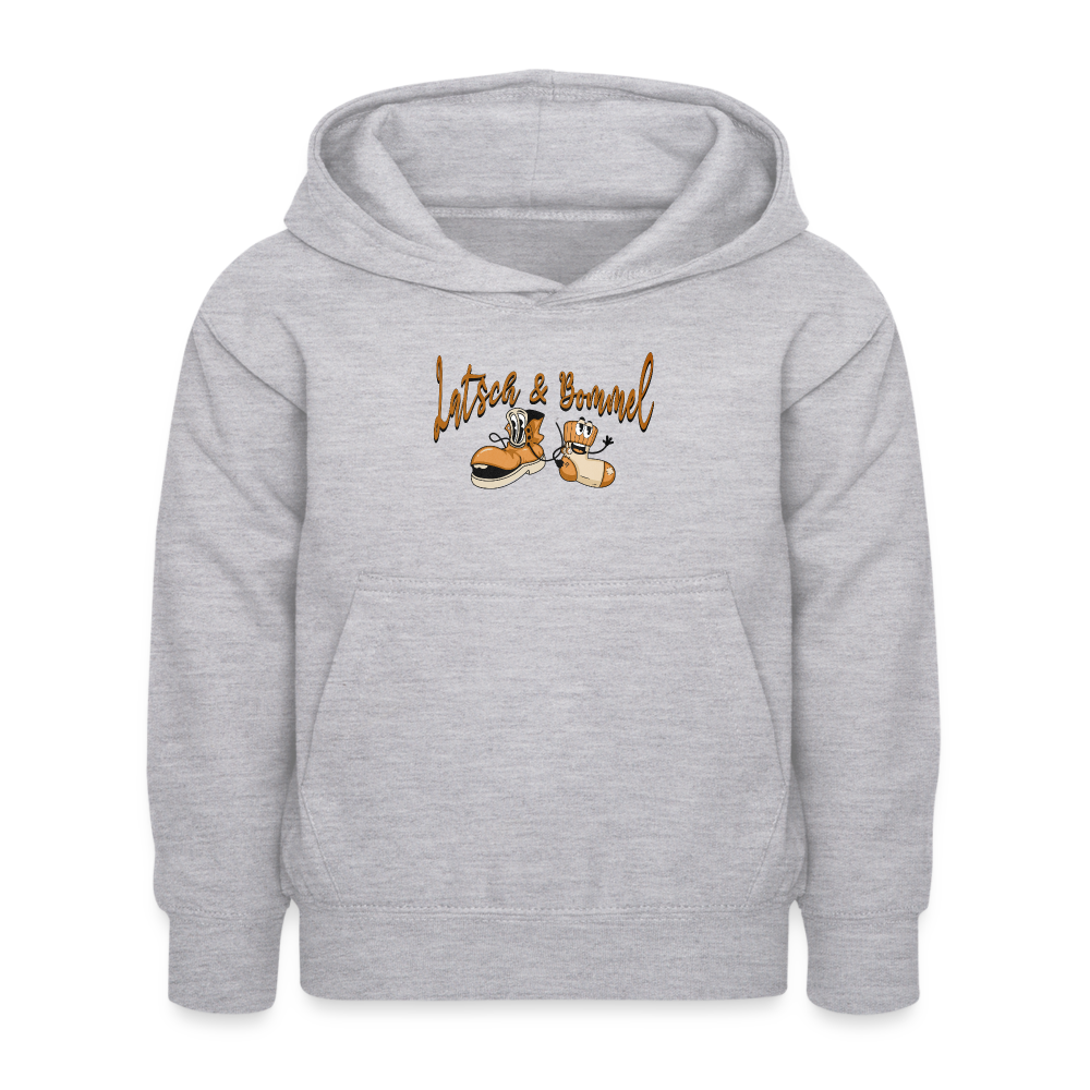 LATSCH UND BOMMEL - Kinder Hoodie - Hellgrau meliert