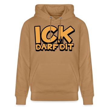 ICK DARF DIT - Bio-Hoodie - Karamell 