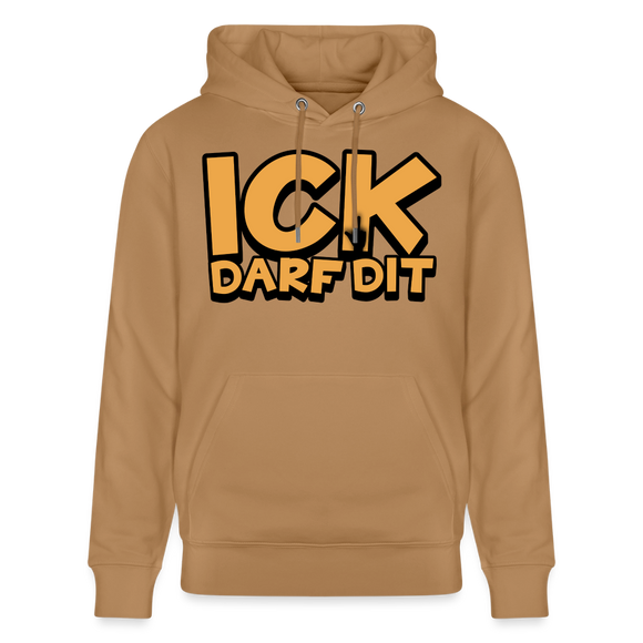 ICK DARF DIT - Bio-Hoodie - Karamell 
