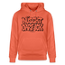 Berliner Spruch-NÜSCHT DARF ICK-Unisex Bio-Hoodie - Hellrot