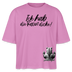 ICK HAB DIE FAXEN DICKE!-Frauen Boxy Bio-T-Shirt - Pink