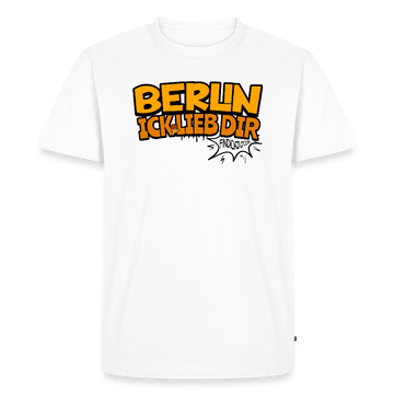 BERLIN ICK LIEB DIR-Männer Premium BIO T-Shirt - Weiß