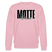 MOTTE UND MAUSI-Unisex Bio-Sweatshirt - Hellrosa