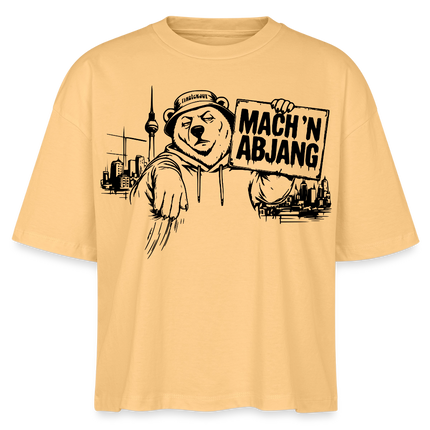 MACH 'N ABJANG-Frauen Boxy Bio-T-Shirt - Mispel