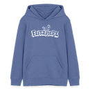 FLITZPIEPE-Teenager Bio-Hoodie - Blau