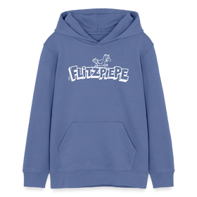 FLITZPIEPE-Teenager Bio-Hoodie - Blau