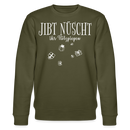 JIBT NÜSCHT zu Weihnachten in Berlin-Unisex Bio-Sweatshirt - Khaki