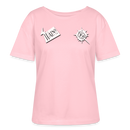 WATN? NÜSCHT!-Rundhals Frauen Bio-T-Shirt - Hellrosa