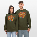 BERLINER RETRO-NÜSCHT MUSS ICK-Unisex Bio-Sweatshirt - Khaki