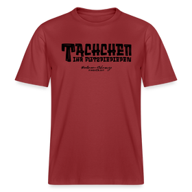 Berliner Begrüssung-TACHCHEN IHR FLITZPIEPEN- RELAXED FIT Unisex Organic T-Shirt - Erdrot