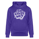 DA KIEKSTE WA?-Unisex Bio-Hoodie-mit Berliner Spruch - Purple Love 