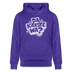DA KIEKSTE WA?-Unisex Bio-Hoodie-mit Berliner Spruch - Purple Love 