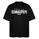 SCHNURZPIEPE-Oversized Unisex Bio T-Shirt II - Schwarz