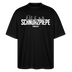 SCHNURZPIEPE-Oversized Unisex Bio T-Shirt II - Schwarz