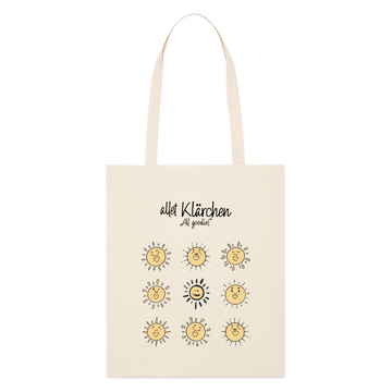 allet KLÄRCHEN-Bio-Stoffbeutel - Naturweiß
