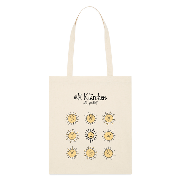 allet KLÄRCHEN-Bio-Stoffbeutel - Naturweiß