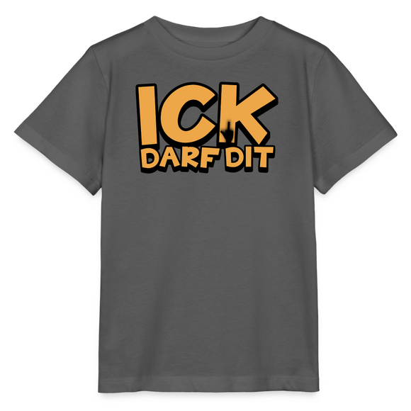 Kinder T-Shirt Bio - Anthrazit