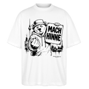 MACH HINNE – Berlin Souvenir -Oversized Unisex Bio T-Shirt - Weiß