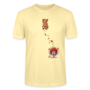 ICK LIEBE DIR-Unisex T-Shirt BIO - Creme