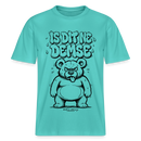 Berliner Sommer-IS DIT NE DEMSE-RELAXED FIT Unisex Organic T-Shirt - Poolblau
