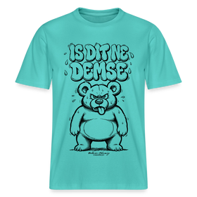 Berliner Sommer-IS DIT NE DEMSE-RELAXED FIT Unisex Organic T-Shirt - Poolblau