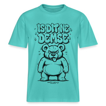 Berliner Sommer-IS DIT NE DEMSE-RELAXED FIT Unisex Organic T-Shirt - Poolblau