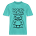 Berliner Sommer-IS DIT NE DEMSE-RELAXED FIT Unisex Organic T-Shirt - Poolblau