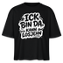 ICK BIN DA, KANN LOSJEHN-Frauen Boxy Bio-T-Shirt-Berliner Schnauze - Schwarz