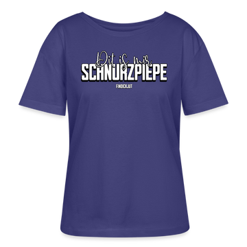 SCHNURZPIEPE-Rundhals Frauen Bio-T-Shirt - Dämmerung