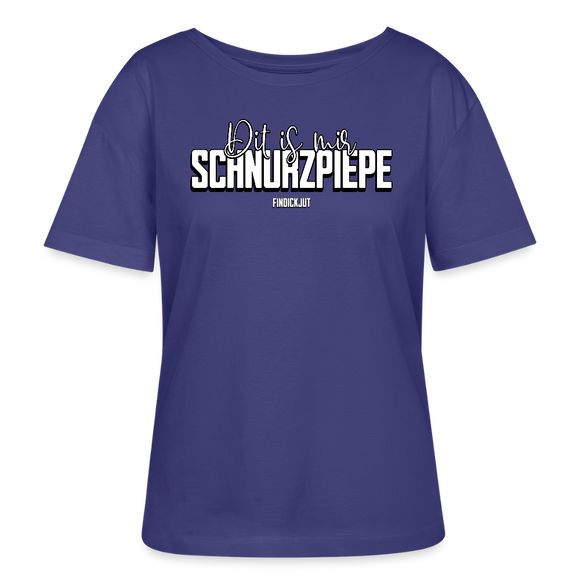 SCHNURZPIEPE-Rundhals Frauen Bio-T-Shirt - Dämmerung