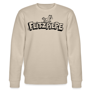 Berliner FLITZPIEPE-Unisex Bio-Sweatshirt - Beige