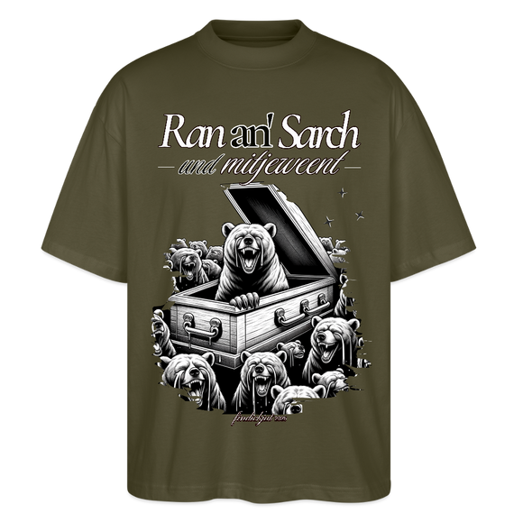 Ran an Sarch-Oversized Unisex Bio T-Shirt II - Khaki