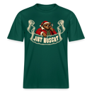 Berliner Bär zu WEihnachten-JIBT NÜSCHT- RELAXED FIT Unisex Organic T-Shirt - Forest