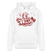 Berlin Weihnachts-Souvenir 2026- JIBT NÜSCHT-Unisex Bio-Hoodie - Weiß