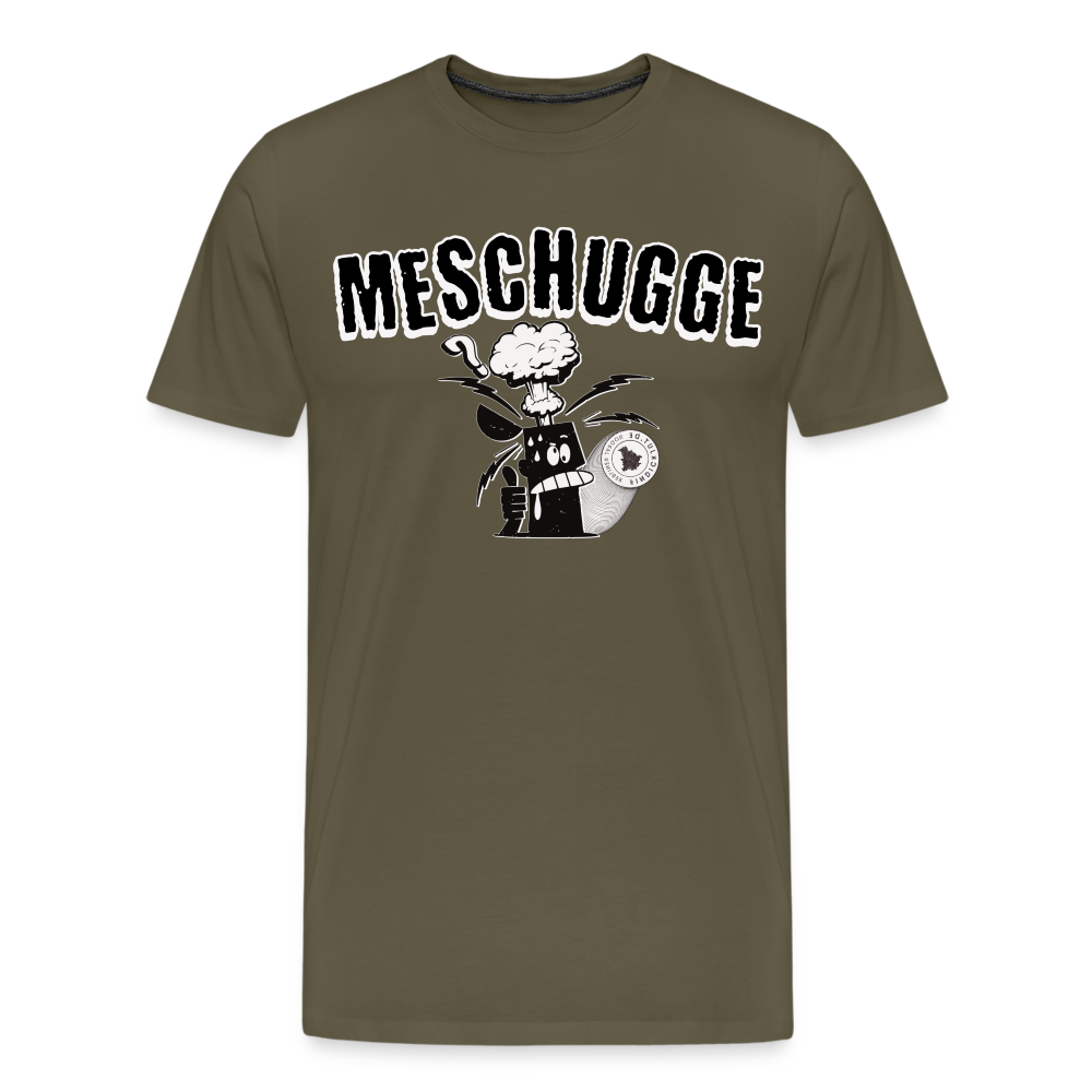 MESCHUGGE - Männer Premium T-Shirt - Khaki