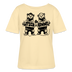 LATSCH & BOMMEL-Rundhals Frauen Bio-T-Shirt - Creme