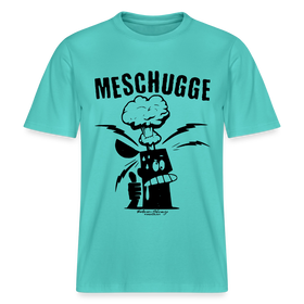 Berlin Shirt-MESCHUGGE - Relaxed Fit Unisex Bio-T-Shirt - Poolblau