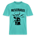 Berlin Shirt-MESCHUGGE - Relaxed Fit Unisex Bio-T-Shirt - Poolblau