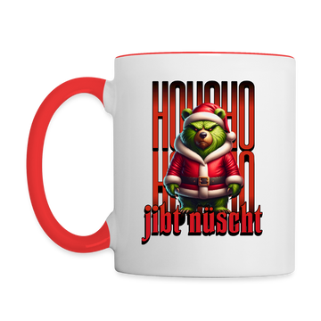HOHOHO jibt nüscht - Tasse - Weiß/Rot