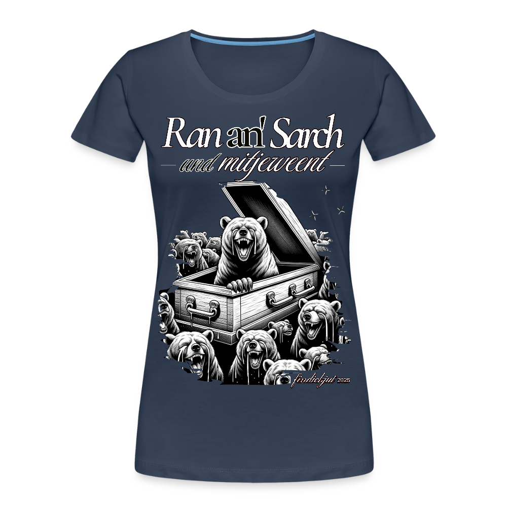 Ran an Sarch-Frauen Premium Bio T-Shirt I - Navy