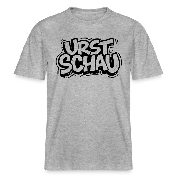 Ostalgie- RELAXED FIT Unisex Bio T-Shirt-URST SCHAU - Grau meliert