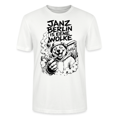 JANZ BERLIN IS EENE WOLKE-Dit Kiffer Shirt-Unisex T-Shirt - Weiß