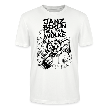 JANZ BERLIN IS EENE WOLKE-Dit Kiffer Shirt-Unisex T-Shirt - Weiß