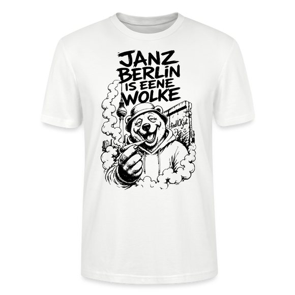 JANZ BERLIN IS EENE WOLKE-Dit Kiffer Shirt-Unisex T-Shirt - Weiß