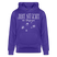 JIBT NÜSCHT - Unisex Bio-Hoodie - Purple Love 