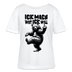 ICK MACH WAT ICK WILL-Rundhals Frauen Bio-T-Shirt - Weiß