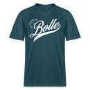 ICK FREU MA WIE BOLLE-Relaxed Fit Unisex Bio-T-Shirt - Dunkles Petrol