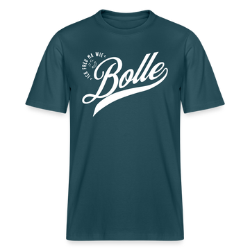 ICK FREU MA WIE BOLLE-Relaxed Fit Unisex Bio-T-Shirt - Dunkles Petrol